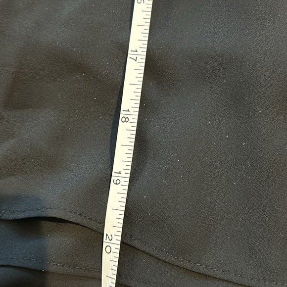 Black Flowy Blousewith Black Beads-sz large - Picture 14 of 16